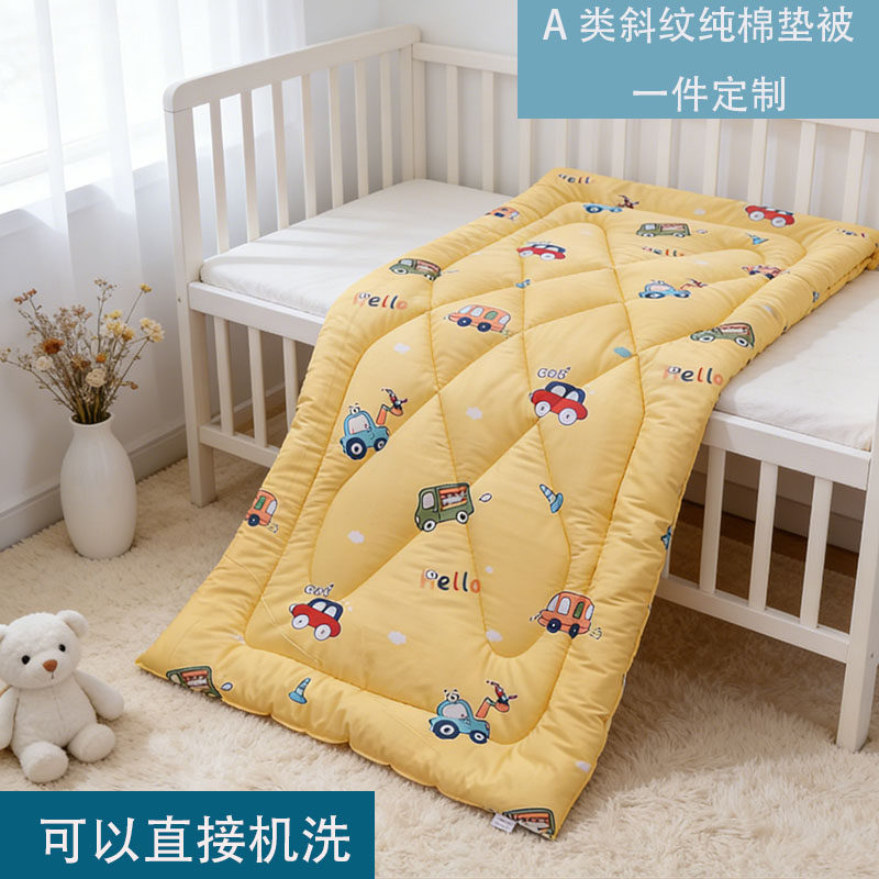 定做婴幼儿园床垫 午托儿童尿垫纯棉褥子棉花床褥薄宝宝卡通垫被
