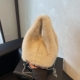时尚 毛绒绒包包女秋冬季 2025新款 小众链条斜挎包高级感毛毛水桶包