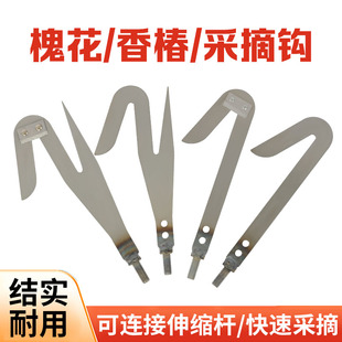槐花香椿采摘钩垂钓用品结实耐用可连接伸缩杆快速采摘