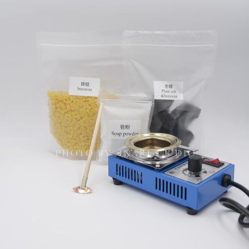 草木染蜡染套装蜂蜡蜡刀熔蜡炉