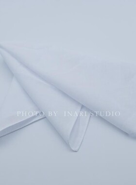 稻荷Inari 白色纯棉手帕方巾38cm 草木植物染扎染印染蓝染蜡染DIY