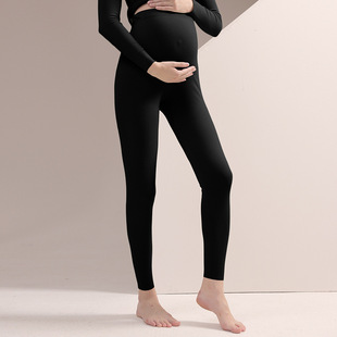 150小个子孕妇秋裤德绒内穿秋冬季孕早中晚期158打底裤女保暖套装