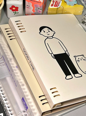 送替芯日本kokuyo国誉noritake联名活页本水彩絮语限定款可拆卸不咯手B5笔记本替芯可换女可爱学生用文具用品