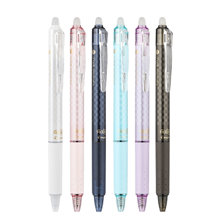 新品pilot百乐可擦笔格纹限定款LFBK-23EF按动中性笔frixion摩磨擦3-5年级小学生专用练字热日本进口