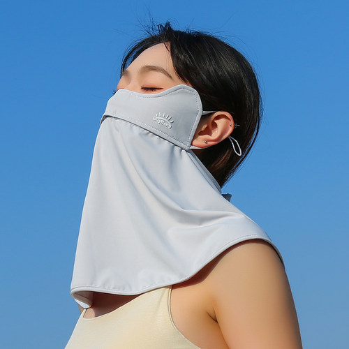护脖子防晒面罩冰丝护眼角女夏季
