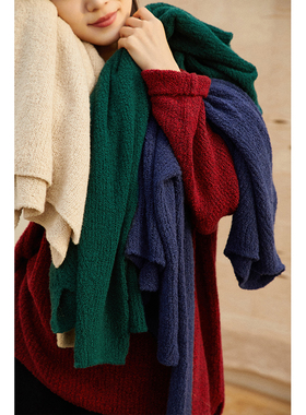 ＜织暖＞特种纱宽松慵懒加弹羊绒针织衫NRCX26163