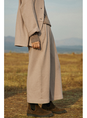 ＜在山· 在野＞云影纱软而不松垮百搭神裤 NRKZ25075