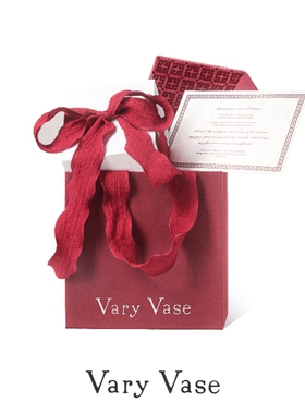 Vary Vase升级礼盒链接 花边礼盒+礼袋+双面质感信封+定制贺卡