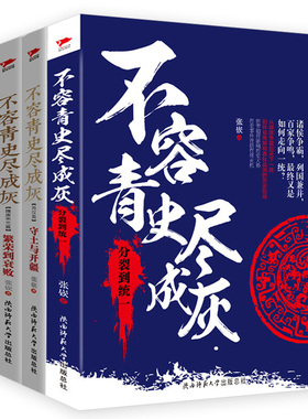 共3册不容青史尽成灰：分裂到统一+守土与开疆+繁荣到衰败张嵚著中国大历史两汉春秋战国魏晋南北朝隋唐宋元朝历史中国通史书籍