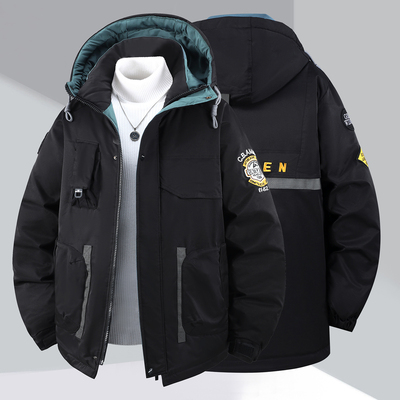 加肥加大码棉衣男士秋冬季棉袄