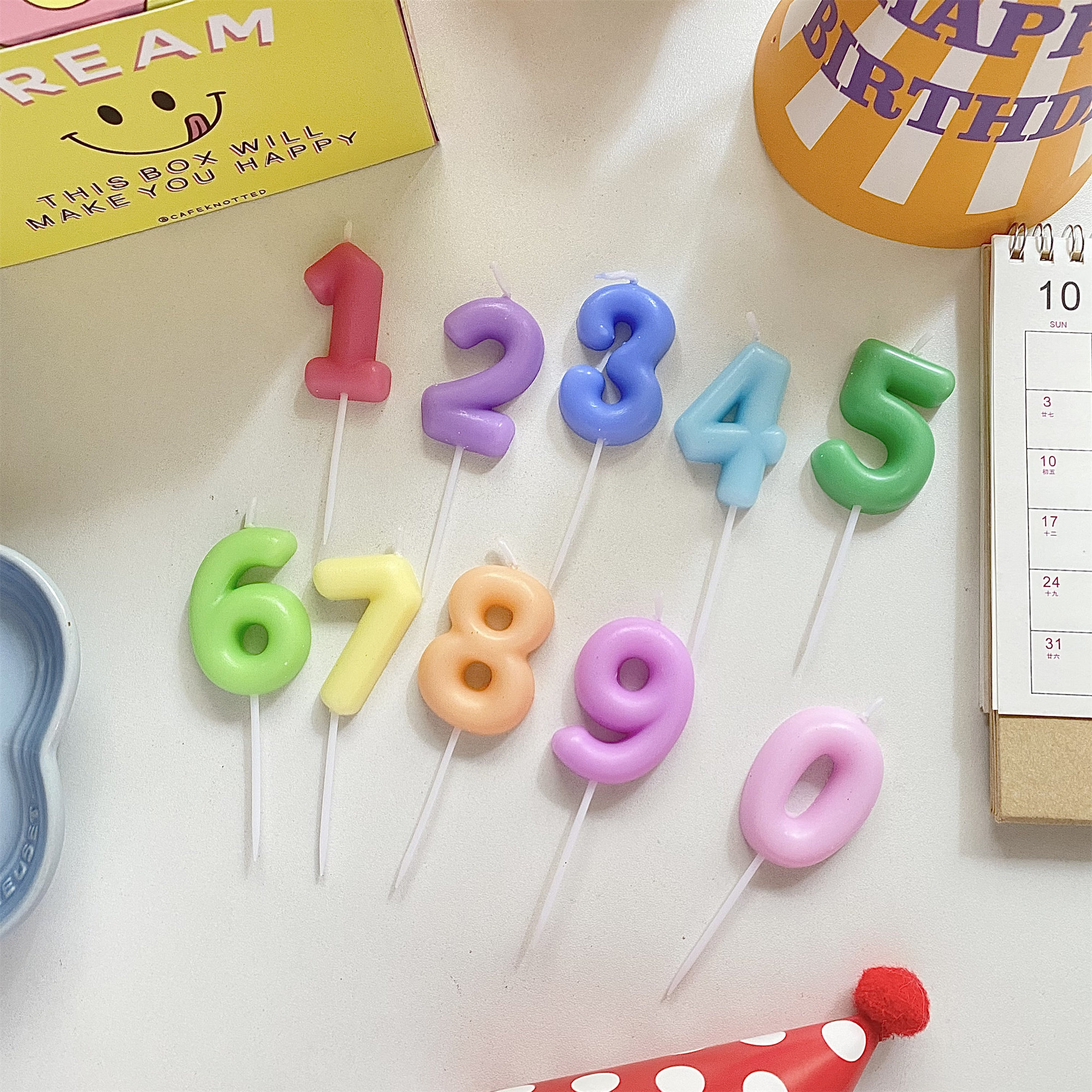 烘焙秘密 ins韩国马卡龙彩色数字生日蜡烛 周岁数字生日蛋糕蜡烛,节庆用品/礼品,蜡烛,淘宝优惠券,粉丝福利购,淘宝优惠卷