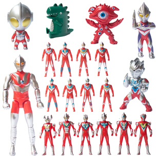 烘焙装饰 男孩奥特曼银河超人怪兽摆件 儿童生日扭蛋相信光莲花灯