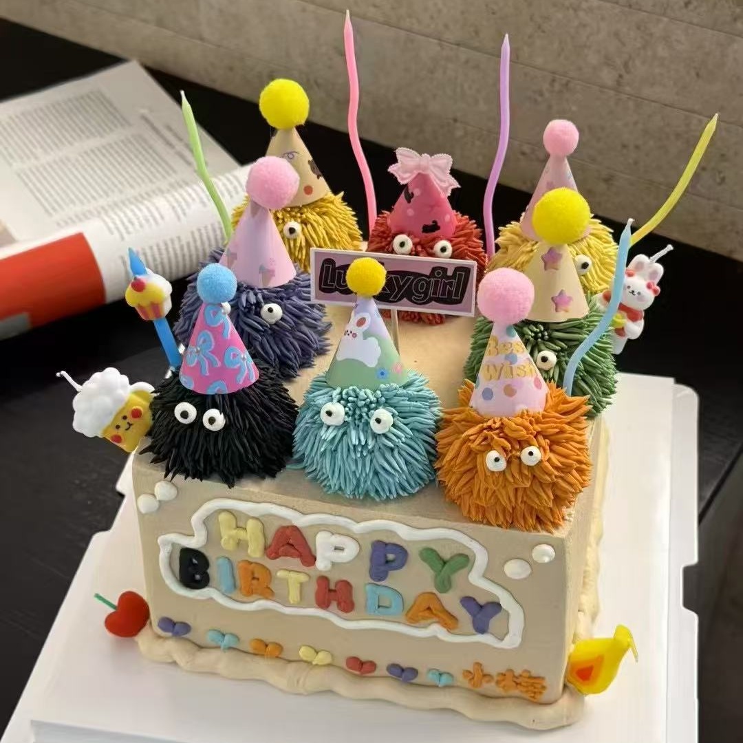 儿童节小帽子生日蛋糕蜡烛插件