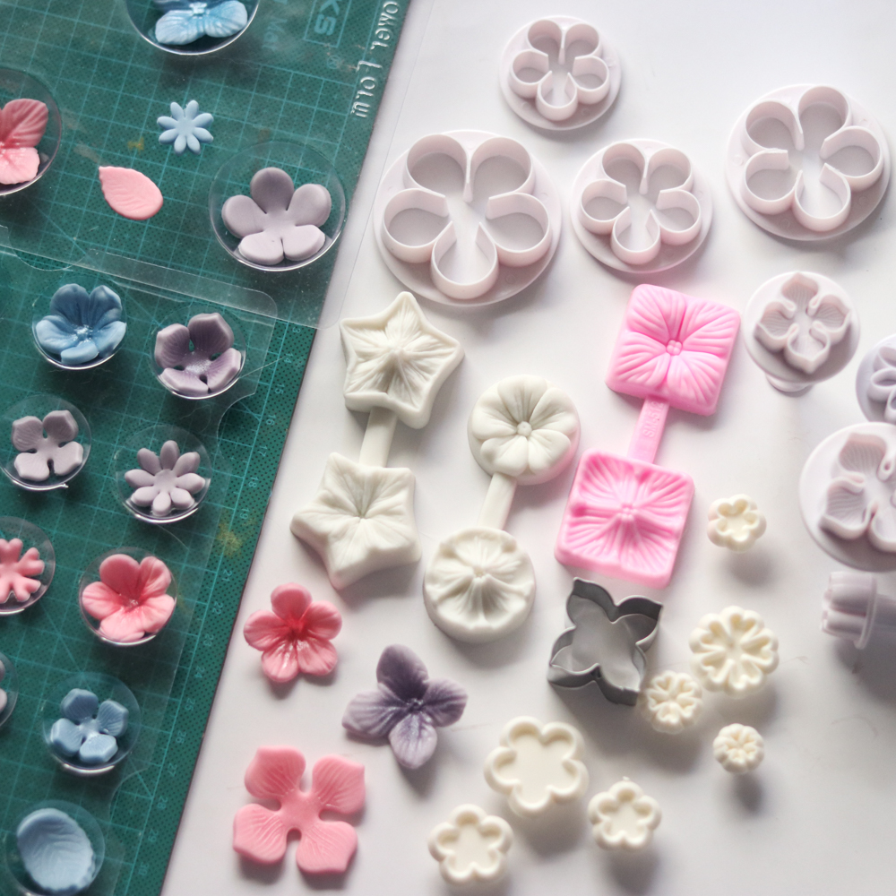 花朵翻糖小花切模压模弹簧模具
