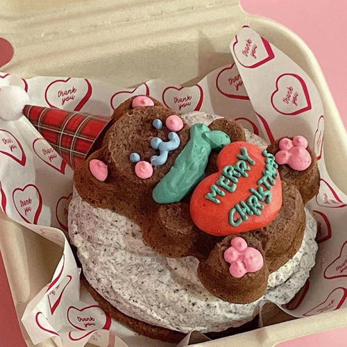 粉红心形爱心thankyou油纸七夕节