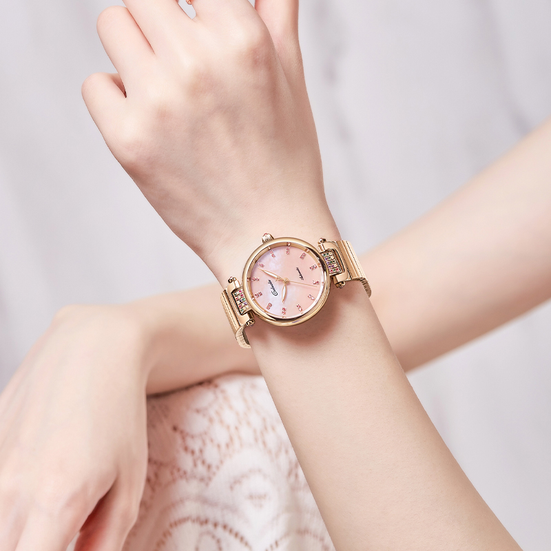 正品新款全自动休闲小盘女士手表