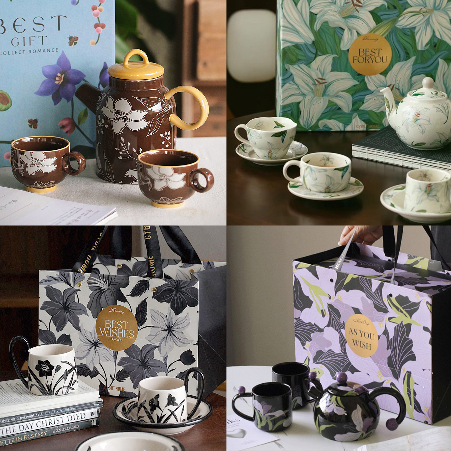 拾器集茶具礼盒套装合集乔迁开业结婚搬新居公司活动伴手礼物实用,餐饮具,咖啡杯,淘宝优惠券,粉丝福利购,淘宝优惠卷