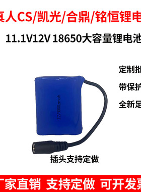 真人CS装备专用11.1V/12v2600mah锂电池组/池战/凯光/合鼎/铭恒