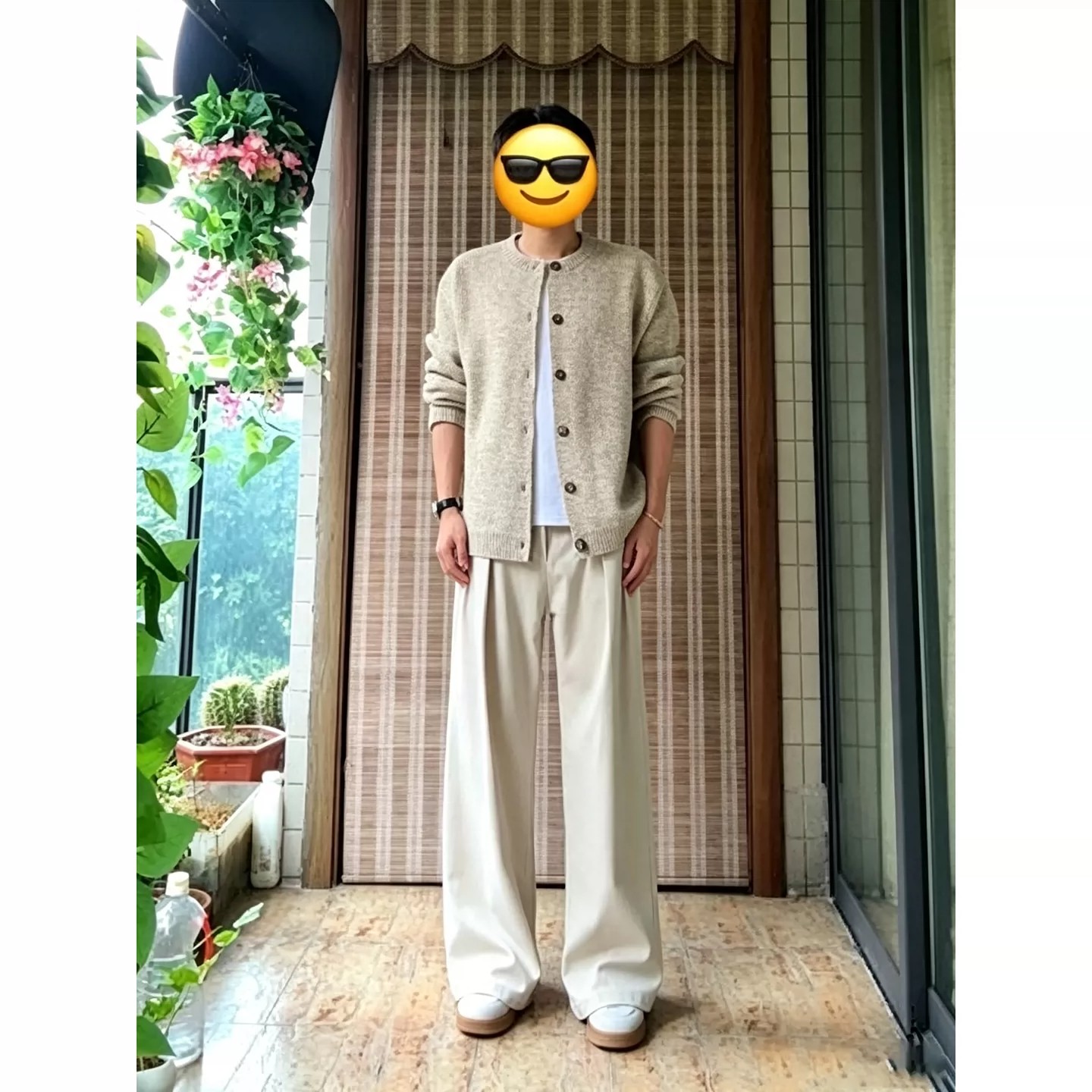cleanfit慵懒风开衫毛衣男秋季老钱风宽松休闲上衣美式针织衫外套