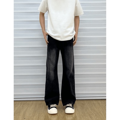 弯刀微喇牛仔裤高级感修身显瘦