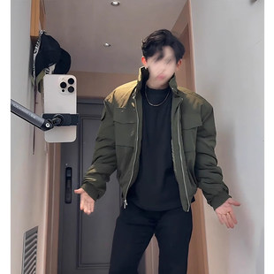 bomber轻骑兵夹克外套男款秋冬季廓形短款高级感痞帅飞行员棒球服