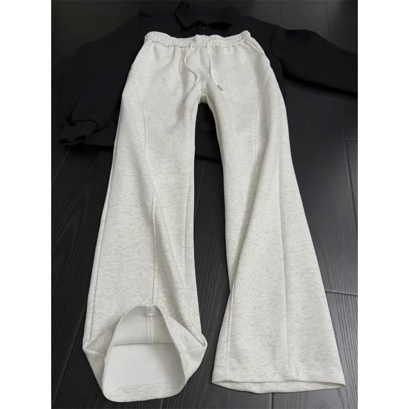 白花灰cleanfit弯刀卫裤男款