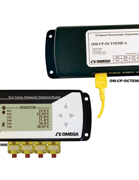美国OMEGA原装进口 OM-CP-OCTTEMP-A_A-CERT 8通道温度数据记录器