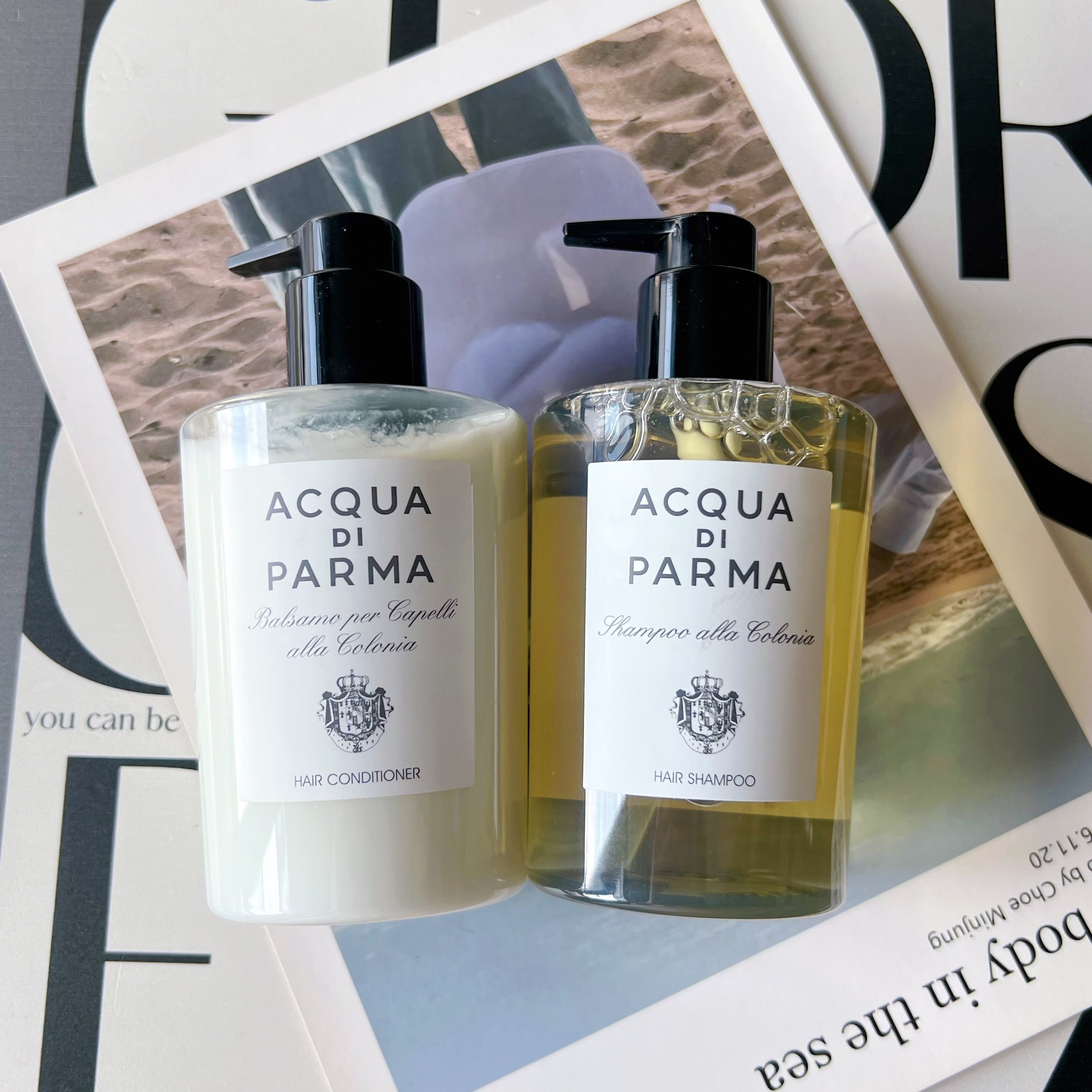 地中海阳光般优雅！帕尔马之水克罗尼亚经典古龙洗发水/护发素