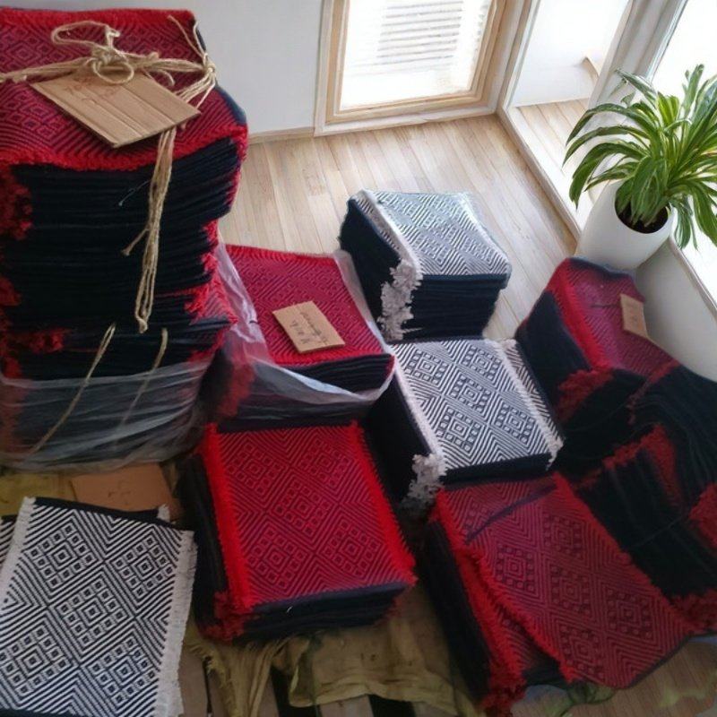 实木马扎布面复古几何图案椅垫坐垫坐面垫折叠凳加厚折叠板凳带子,住宅家具,其它椅子配件,淘宝优惠券,粉丝福利购,淘宝优惠卷