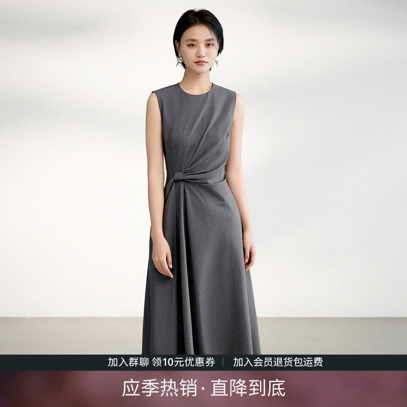 IHIMI天然竹纤维设计感连衣裙