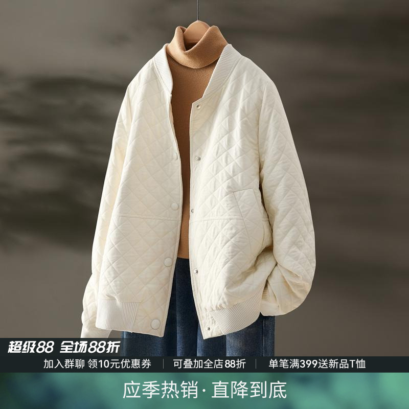 IHIMI海谧夹棉棒球服女