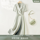 职业气质裙子正式 新款 场合连衣裙 裙女2026夏季 IHIMI海谧通勤西装