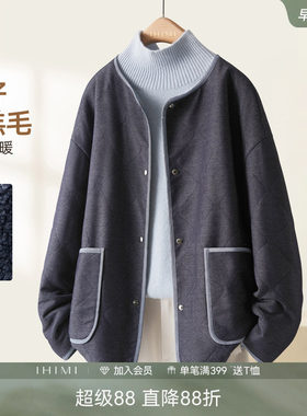 IHIMI海谧加厚保暖牛仔外套女