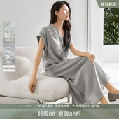 春季 女款 高级感优雅知性两件套 半裙套装 IHIMI海谧莫代尔醋酸衬衫