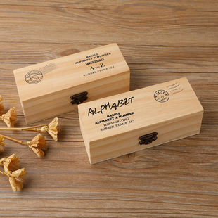 批发 基础手帐印章 数字英文组合精美印章(42枚入)正体草体大写