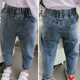 2025春秋装 儿童休闲牛仔裤 新款 男童女童宝宝修身 童装 裤 长裤 韩版 子