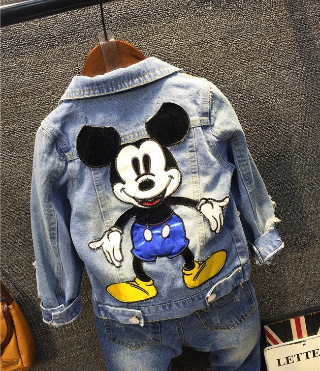 韩国女童外套秋装2025新款秋季洋气童装夹克衣服春秋儿童牛仔上衣