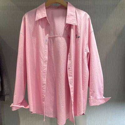 2026春季新款韩版宽松显瘦百搭长袖衬衫女设计感小众上衣2623