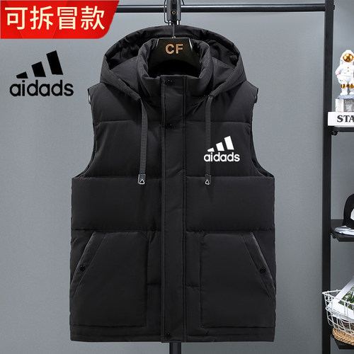 羽绒棉马甲男秋冬潮流无袖马夹