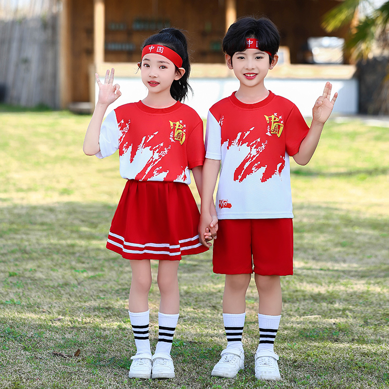 六一儿童啦啦队国潮运动会演出服
