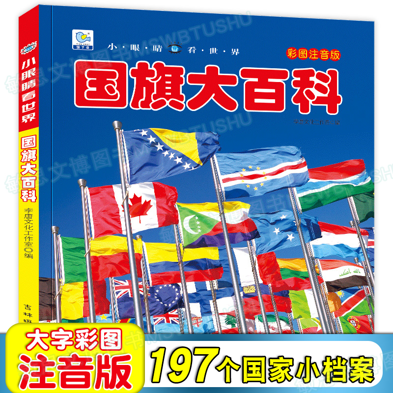 儿童国旗书小眼睛世界百科宝宝