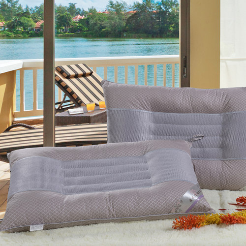 理疗凹形大号48*74cm偏硬枕芯1对