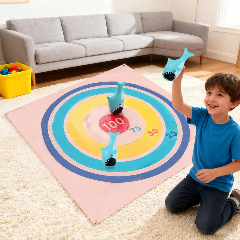 新款现货pvc儿童投掷游戏毯