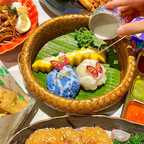 泰式餐厅竹编菜盘泰国糯米饭托盘
