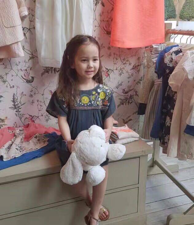 春夏款童装女中大童儿童刺绣度假纯棉学生短袖公主裙休闲连衣裙
