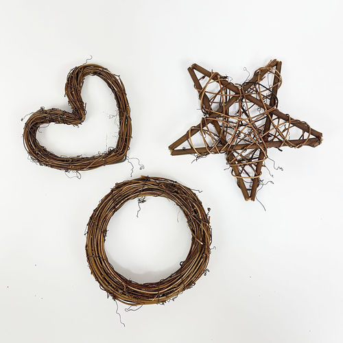 圣诞节diy花环藤圈手作材料包