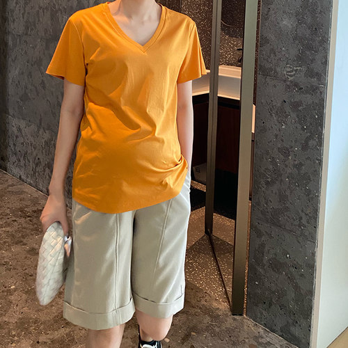 LeoMami孕妇短裤时尚外穿显瘦