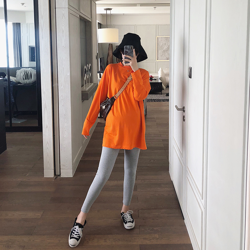 LeoMami孕妇T恤春秋季长袖打底