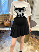 短裙洋气减龄a字百褶裙托腹裙裤 薄款 子潮 夏季 LeoMami孕妇半身裙裤