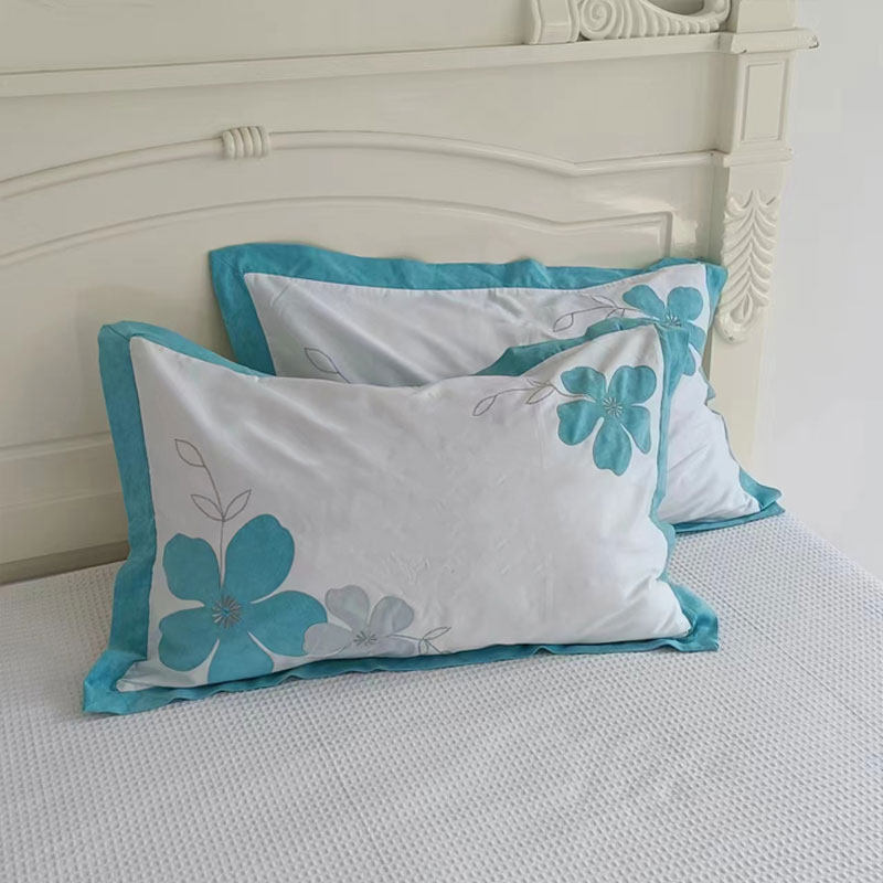 处理库存纯棉大斜纹枕套48*74cm枕头套单人全棉枕芯套一对特价清